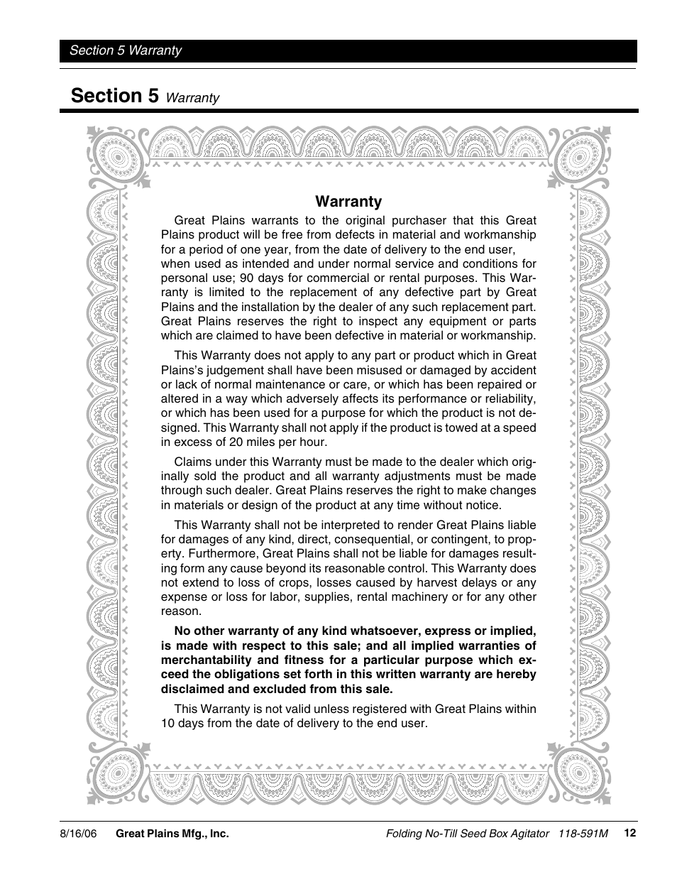 Great Plains 2520 Operator Manual User Manual | Page 14 / 20