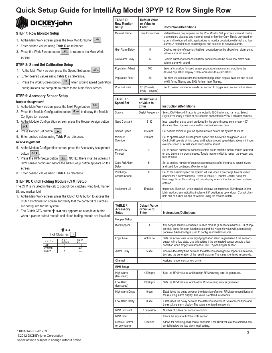 Great Plains 3PYP-1240 12-Row 36-Inch Quick Start User Manual | Page 3 / 5