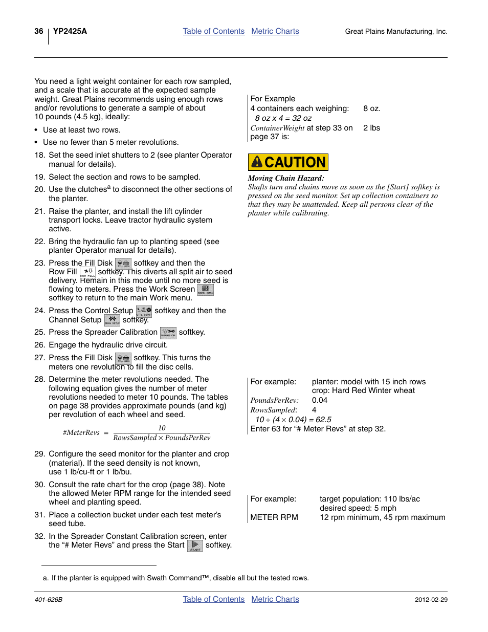 Great Plains YP2425A Material Rate User Manual | Page 38 / 70