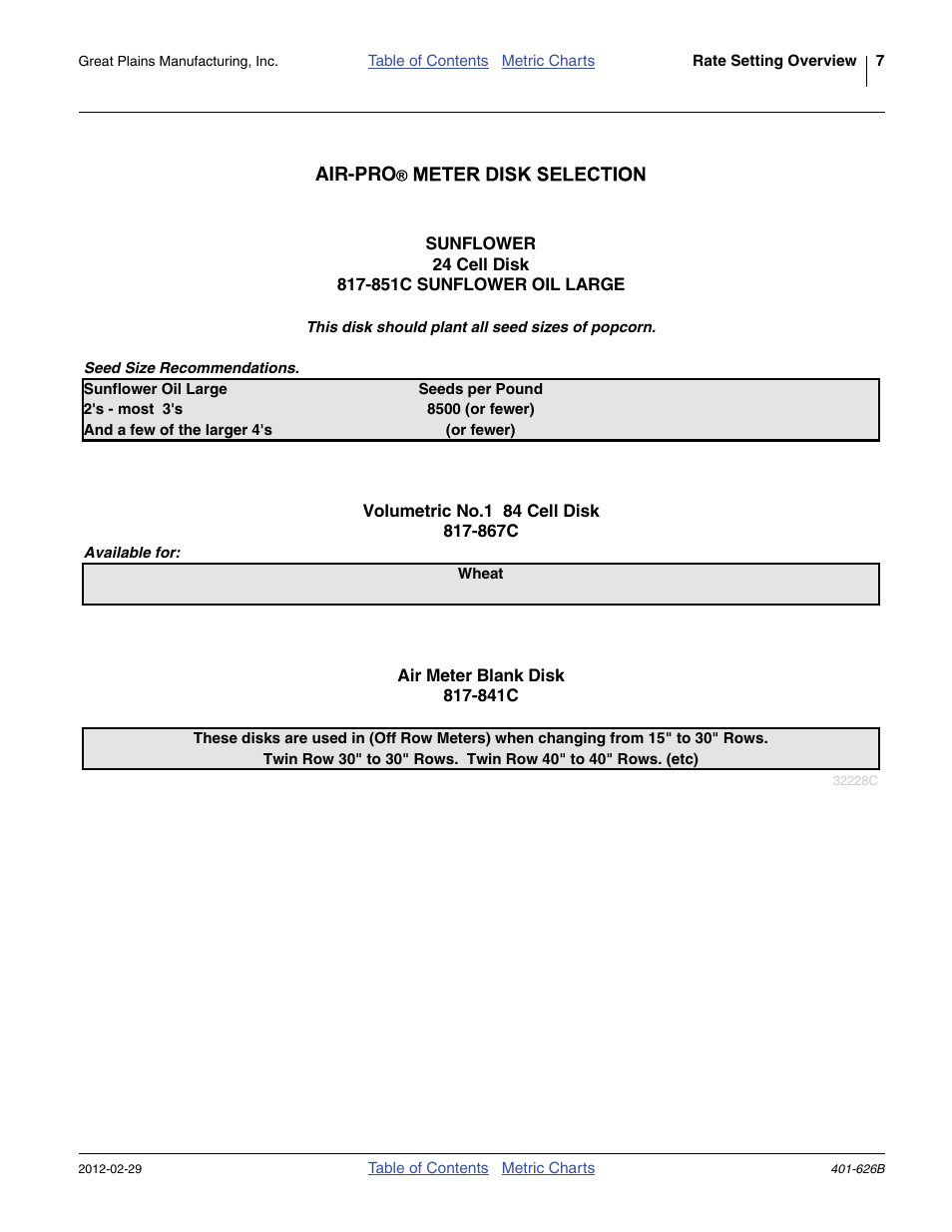 Air-pro | Great Plains YP2425A Material Rate User Manual | Page 9 / 70