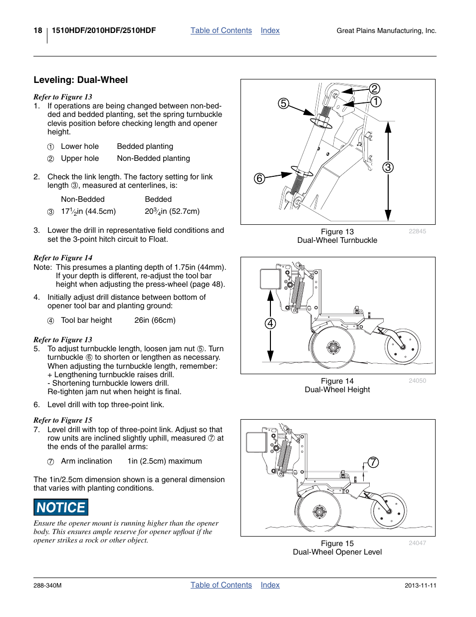 Leveling: dual-wheel | Great Plains 2510HDF Operator Manual User Manual | Page 22 / 82