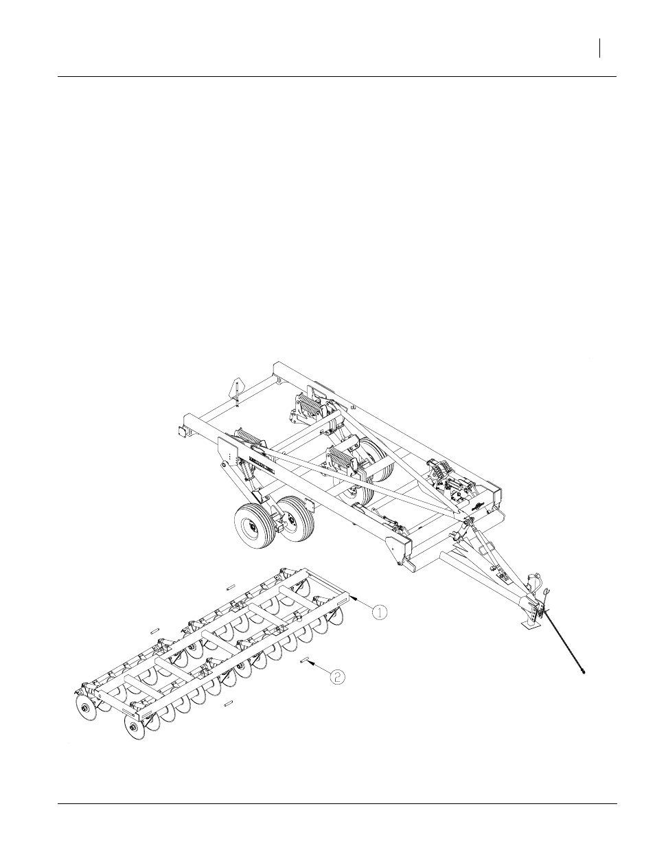 Mounting coulter gangframe | Great Plains Max Cover Verti-Till Ripper Operator Manual User Manual | Page 19 / 42