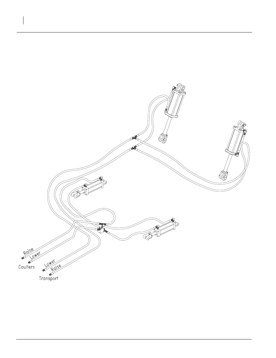Hydraulic schematics (for s/n: 1026mm and above) | Great Plains Max Cover Verti-Till Ripper Operator Manual User Manual | Page 40 / 42