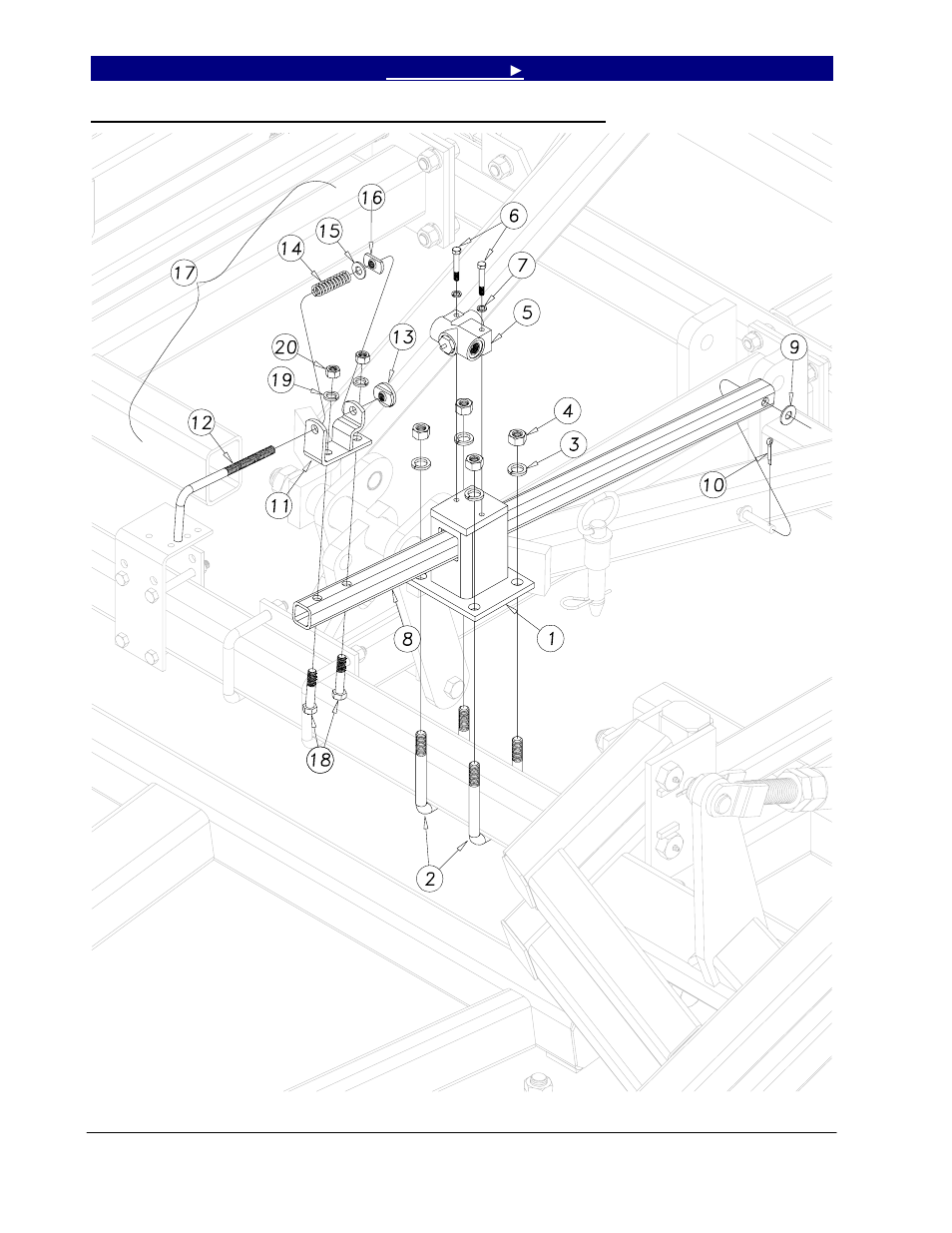 Hydraulic depth control assembly (s/n 1226cc+), S/n 1226cc+) -3 | Great Plains 7344 Series VII Field Cultivator-Floating Hitch Parts Manual User Manual | Page 30 / 75