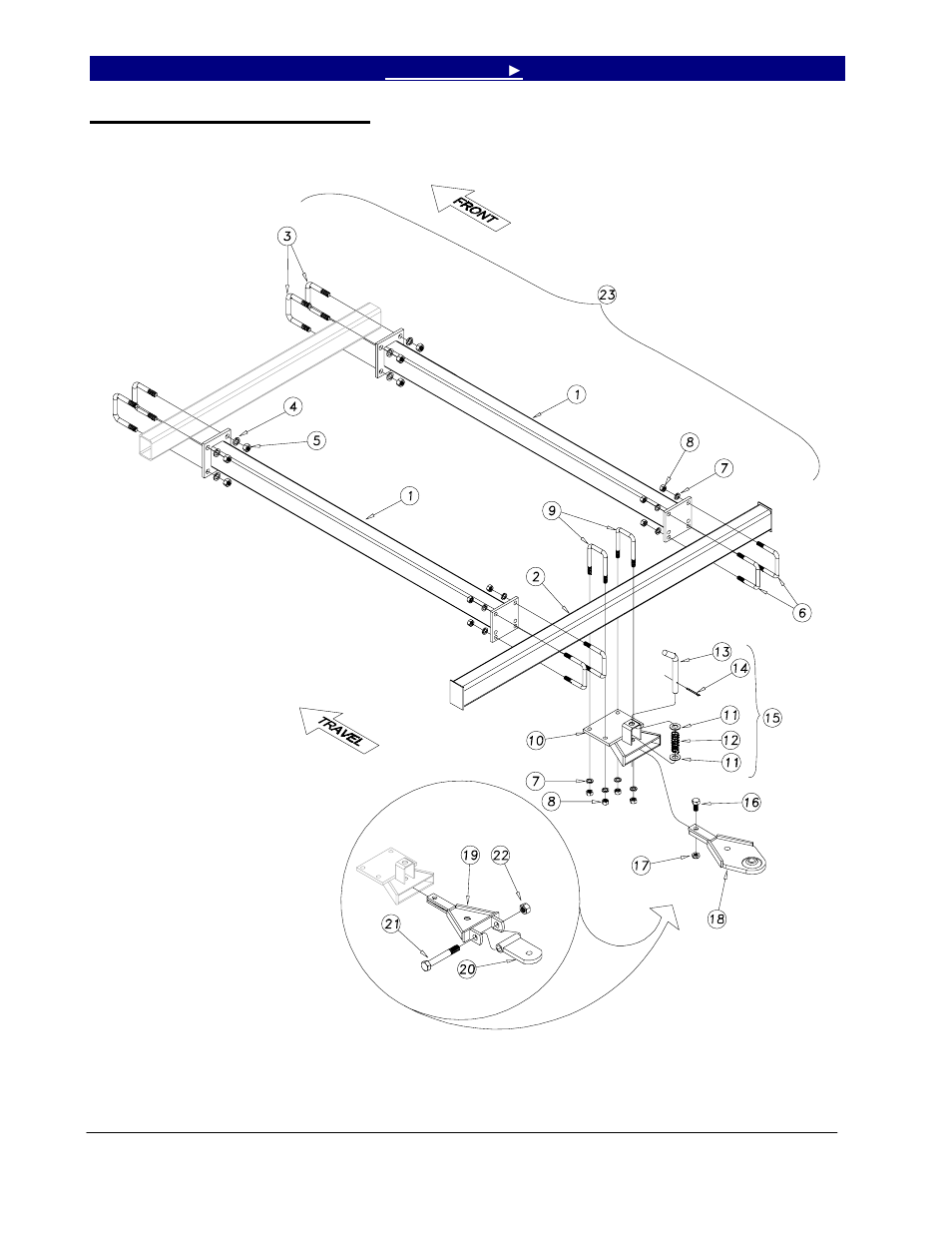 Ez hitch 80 wide extended, Ez hitch 80 wide extended -17 | Great Plains 7344 Series VII Field Cultivator-Floating Hitch Parts Manual User Manual | Page 70 / 75