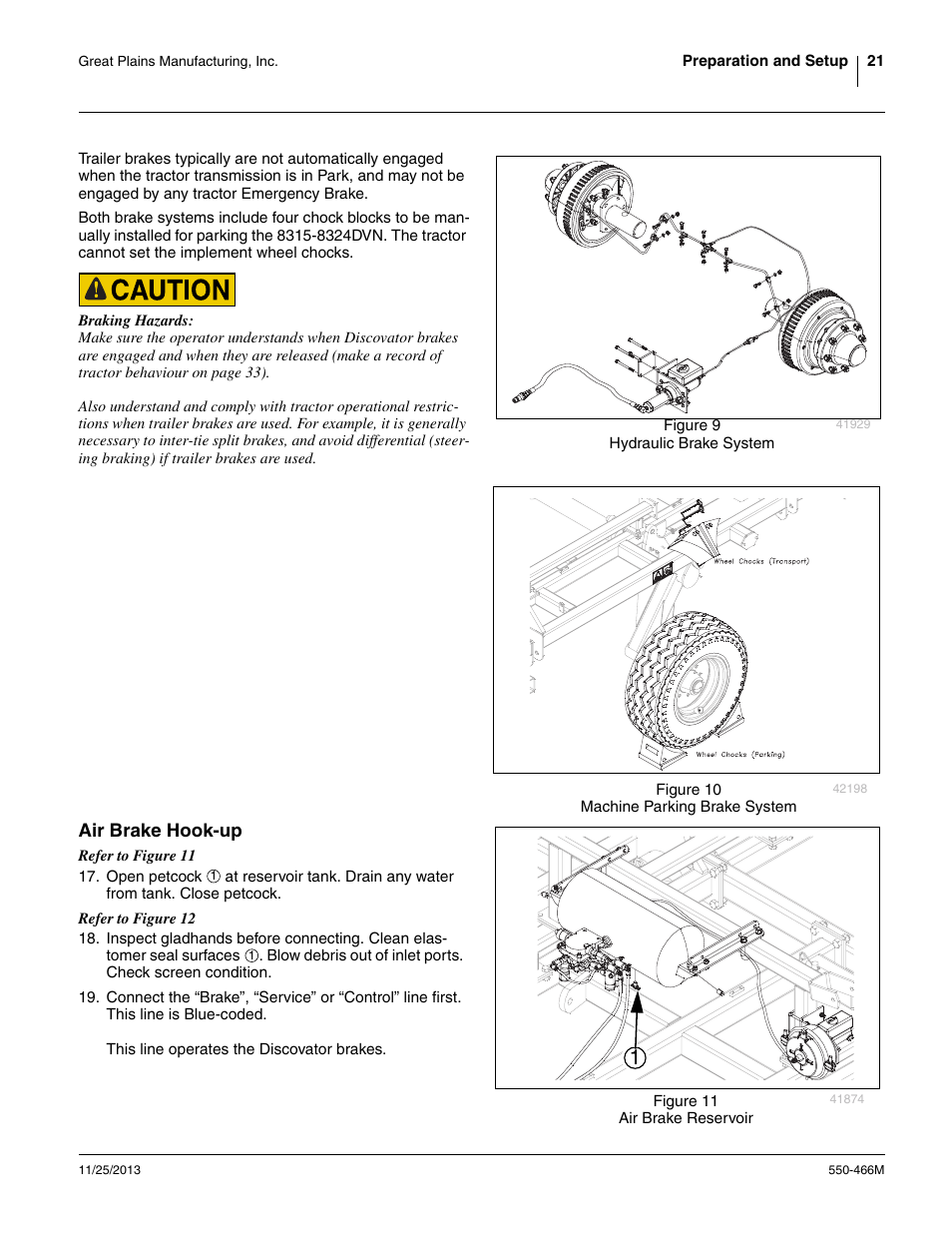 Air brake hook-up | Great Plains DVN8324 Operator Manual User Manual | Page 25 / 78