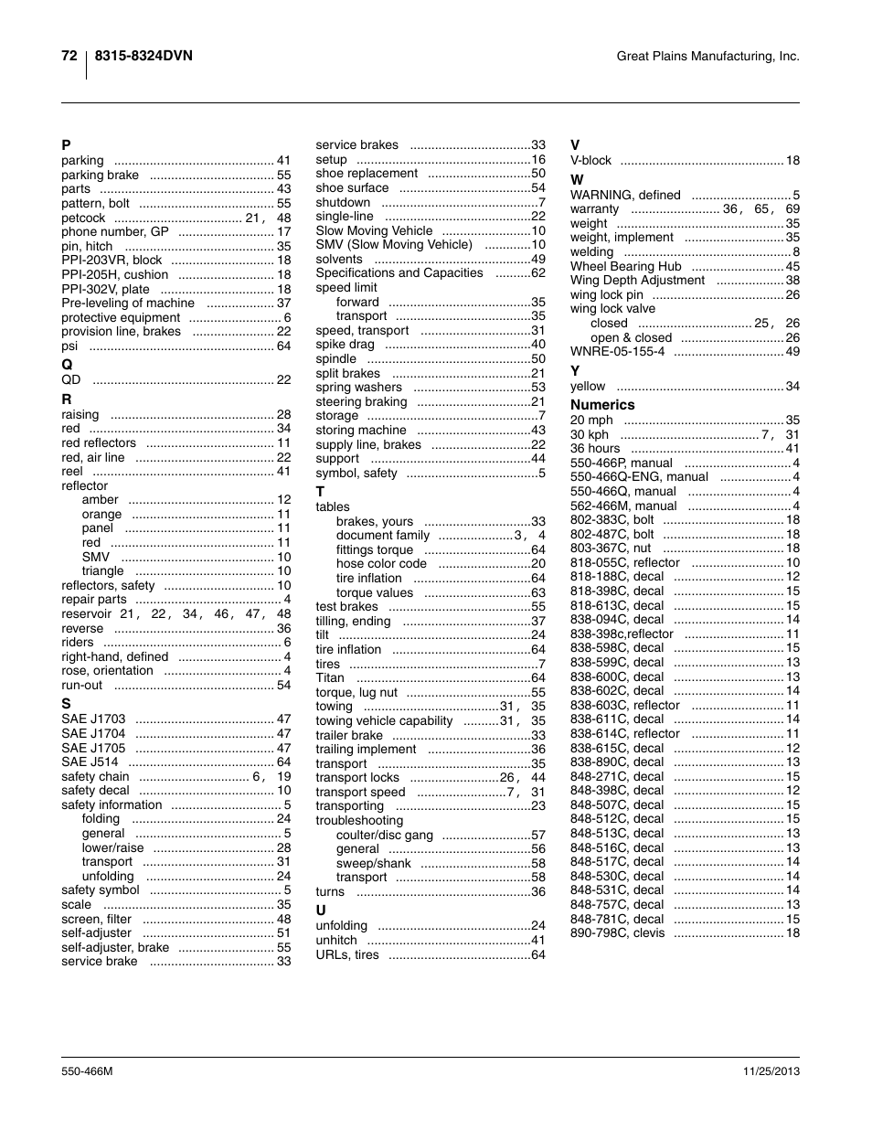 Great Plains DVN8324 Operator Manual User Manual | Page 76 / 78