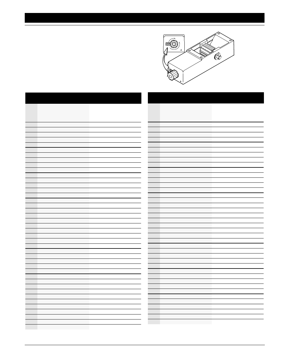 Granular chemical rate charts | Great Plains PT8030 V1015 Operator Manual User Manual | Page 25 / 59
