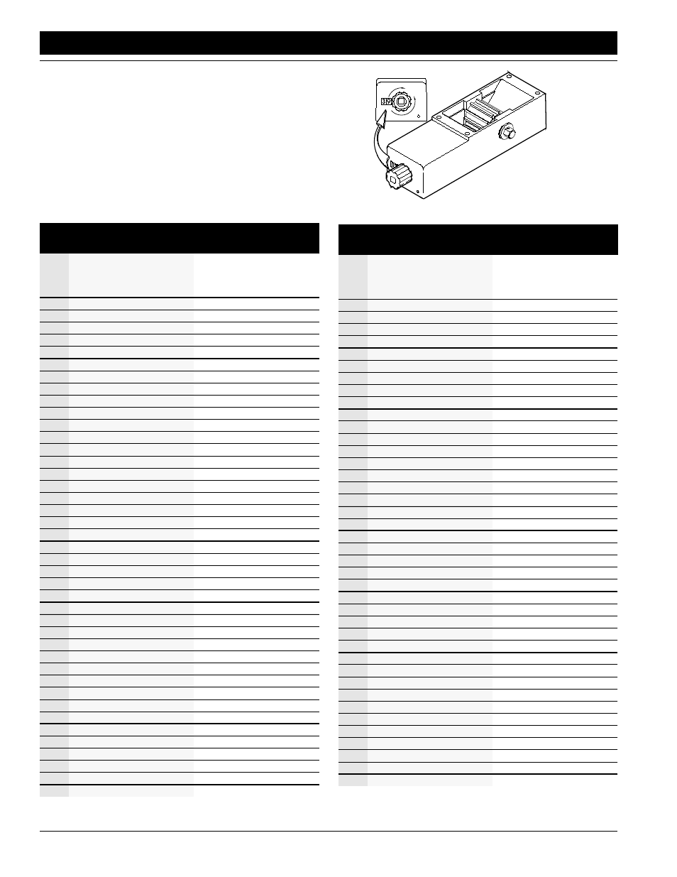 Granular chemical rate charts | Great Plains PT8030 V1015 Operator Manual User Manual | Page 26 / 59