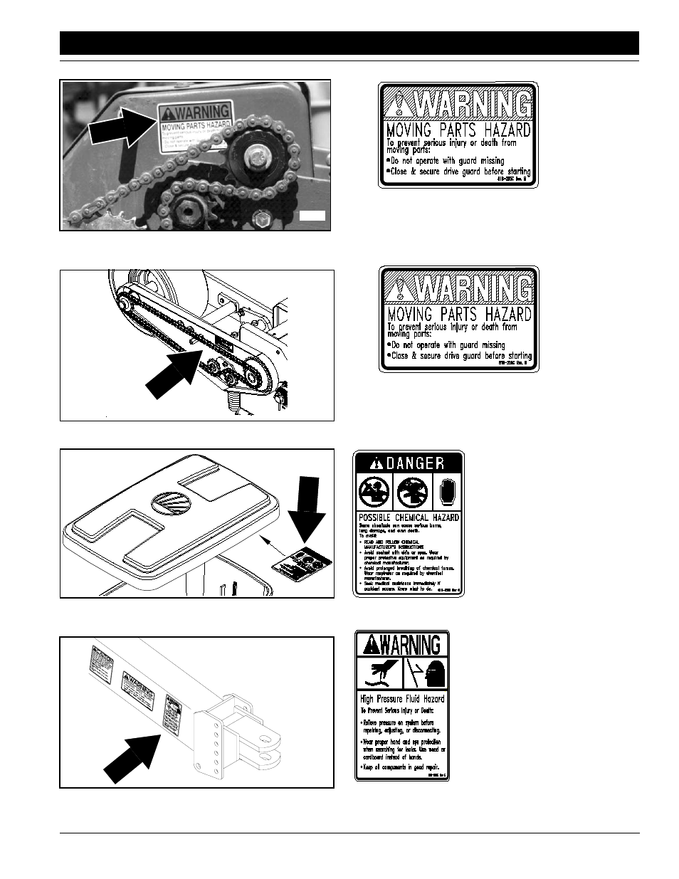 323c, 205c, 339c | Great Plains PT8030 V1015 Operator Manual User Manual | Page 9 / 59