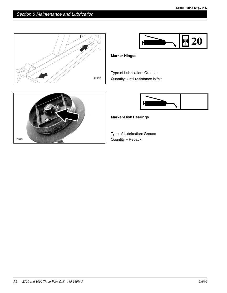 3 years | Great Plains 3000 Operator Manual User Manual | Page 26 / 33