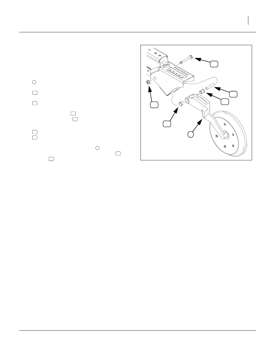 Install press wheels, Install options, Blockage detectors | Other options, Install press wheels install options, Blockage detectors other options | Great Plains NTA3010 Predelivery Manual User Manual | Page 39 / 44