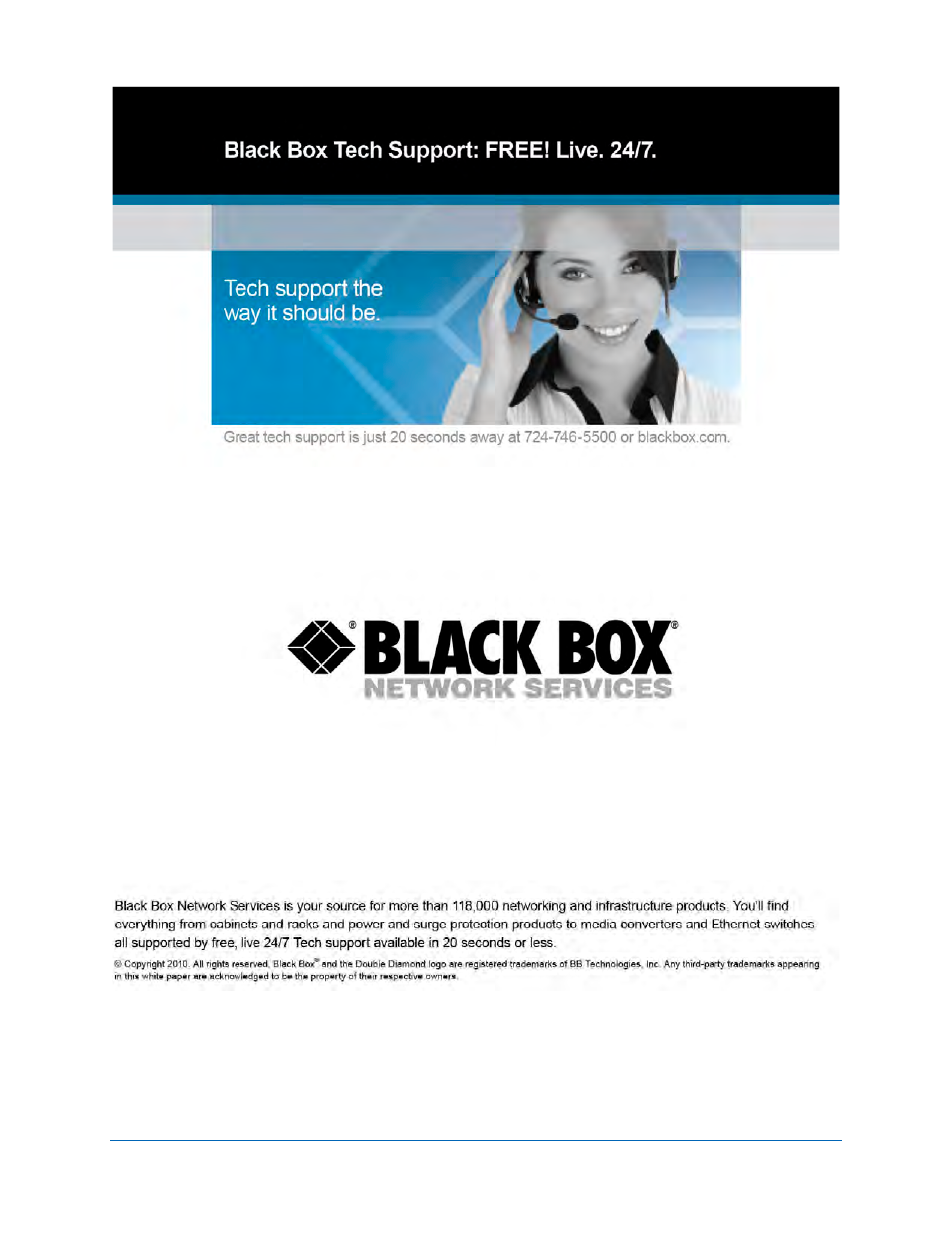 Black Box ASTCKEY User Manual | Page 110 / 110