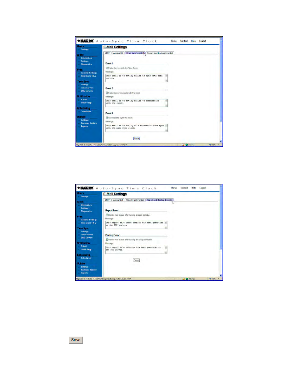 Auto-sync time clock | Black Box ASTCKEY User Manual | Page 52 / 110