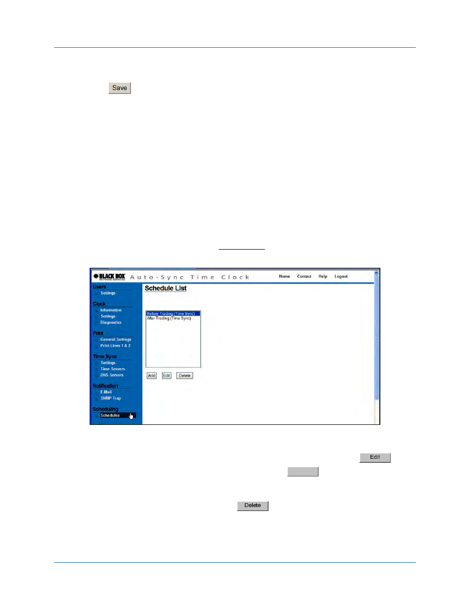 Auto-sync time clock | Black Box ASTCKEY User Manual | Page 54 / 110