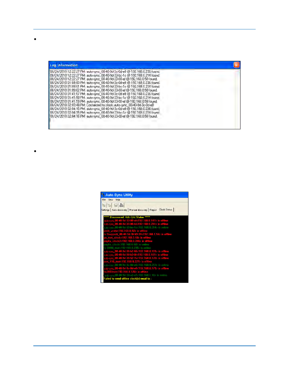 Auto-sync time clock | Black Box ASTCKEY User Manual | Page 78 / 110