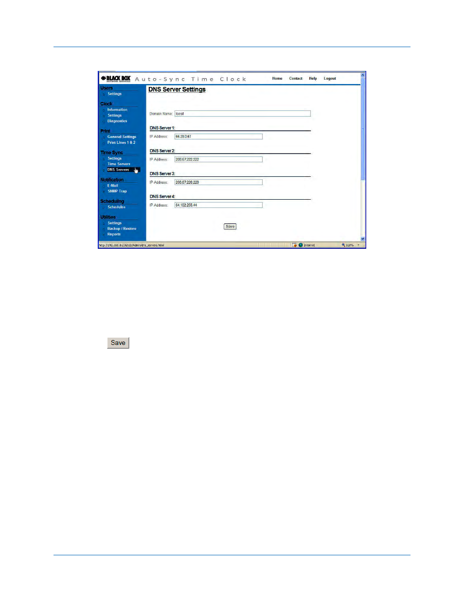 Auto-sync time clock | Black Box ASTCKEY User Manual | Page 94 / 110