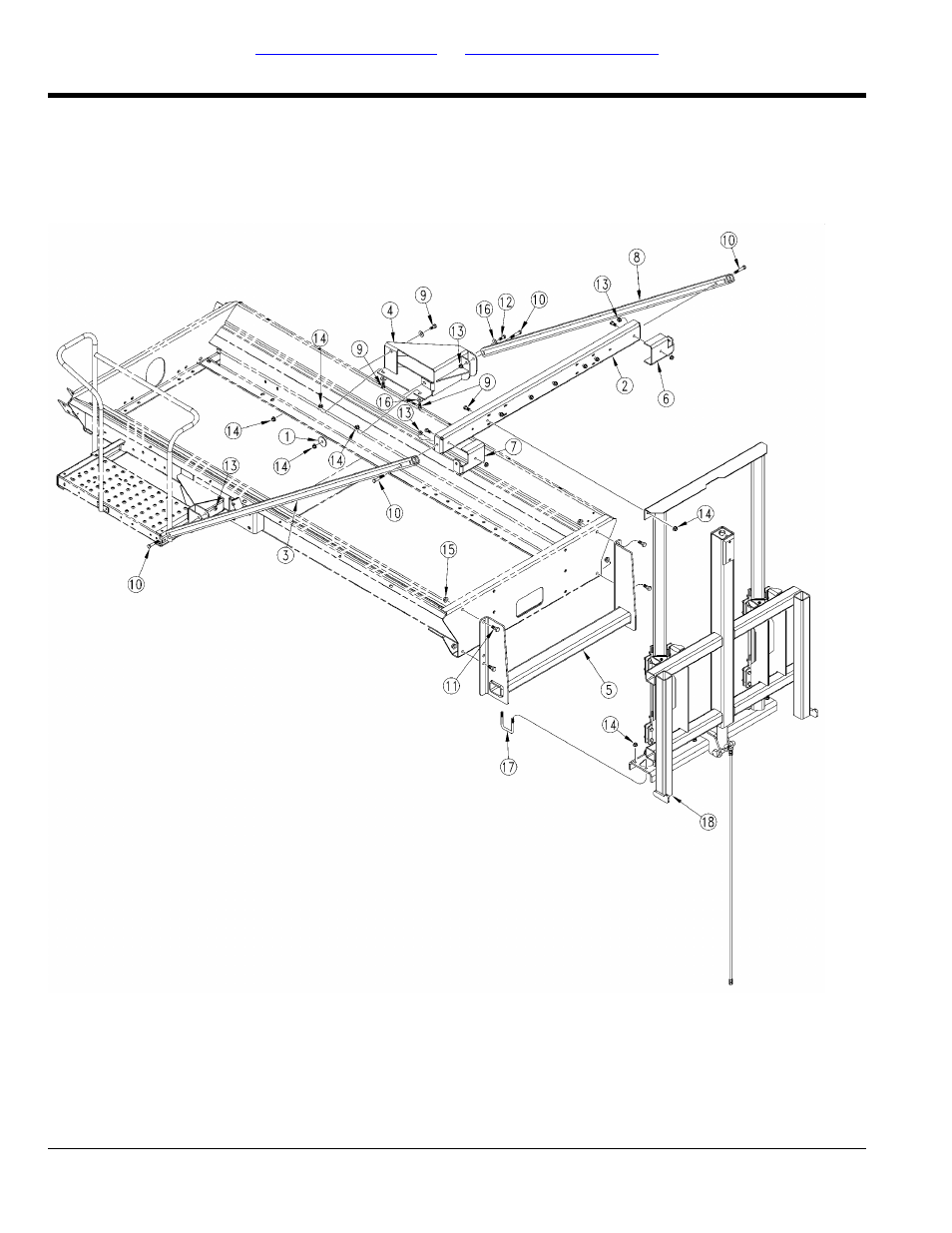 Elevator mount (s/n gg1160+) | Great Plains TS1000 Trailer Sprayer Parts Manual User Manual | Page 104 / 126