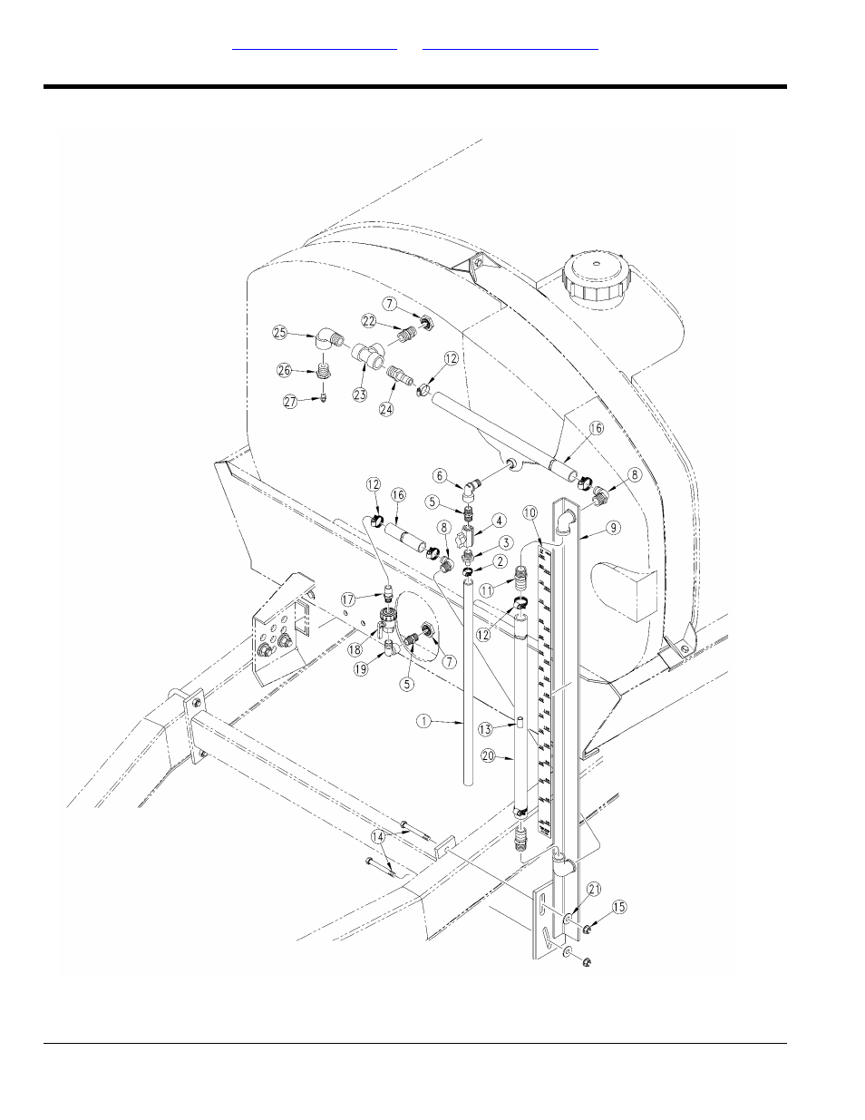 Plumbing, Sight gauges, Table of contents part number index sight gauges | Great Plains TS1000 Trailer Sprayer Parts Manual User Manual | Page 28 / 126