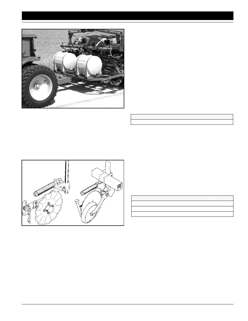 Liquid fertilizer option, Fertilizer coulters | Great Plains PT1230  AA1080 Operator Manual User Manual | Page 59 / 67