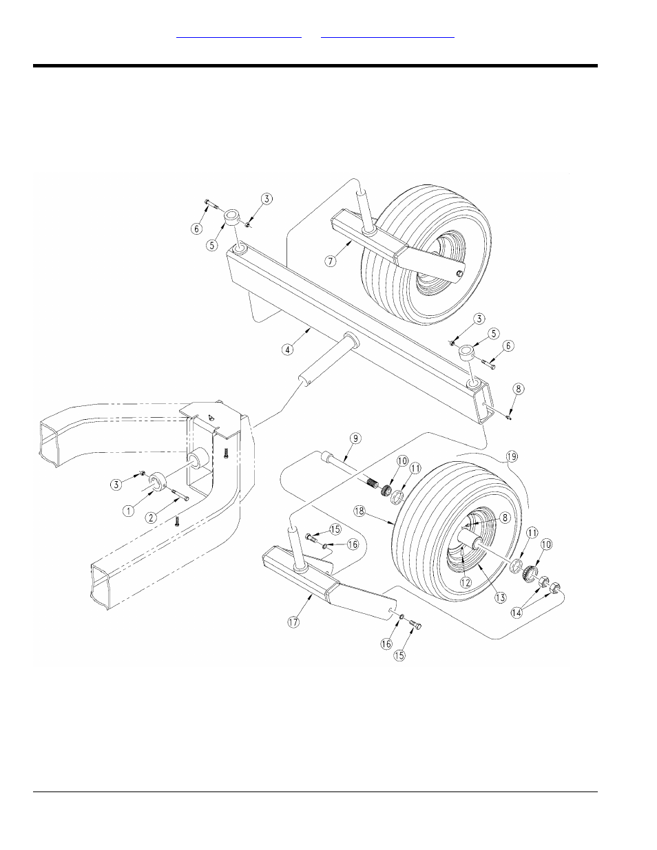 Caster wheels, Table of contents part number index caster wheels | Great Plains SR5030 Parts Manual User Manual | Page 10 / 36
