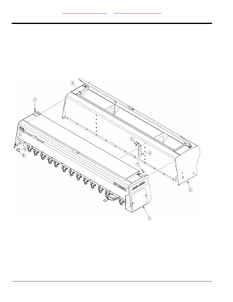 Dual seed box mounting | Great Plains 3P1006NT Parts Manual User Manual | Page 24 / 138