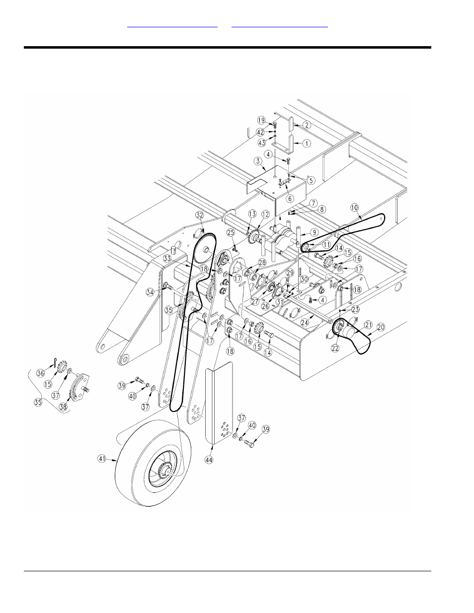 Drive, Gear box drive, Table of contents part number index gear box drive | Great Plains 3P1006NT Parts Manual User Manual | Page 70 / 138