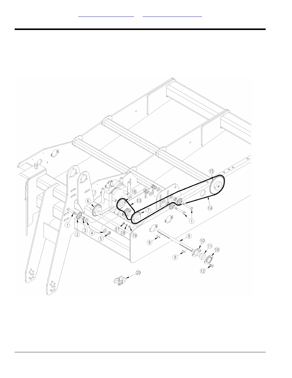 Agitator drive with seed box | Great Plains 3P1006NT Parts Manual User Manual | Page 74 / 138