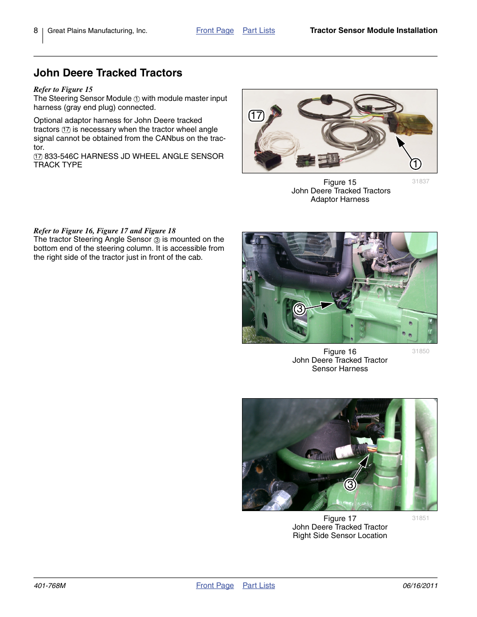 John deere tracked tractors | Great Plains 3PYPA Planters User Manual | Page 8 / 14