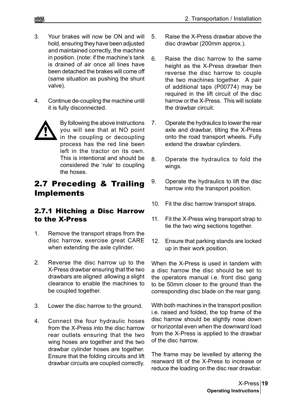 7 preceding & trailing implements | Great Plains P17897B Operator Manual User Manual | Page 19 / 176