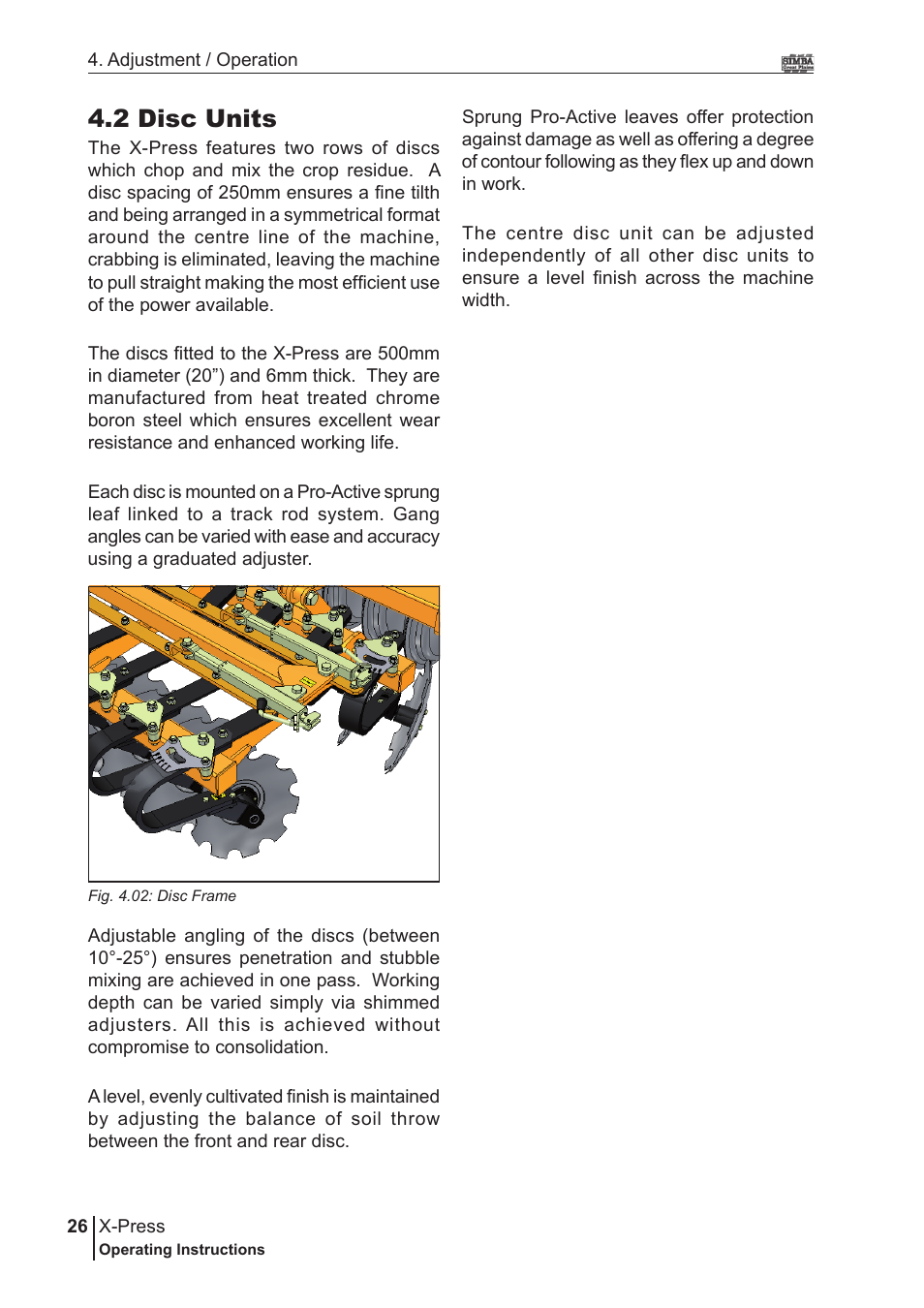 2 disc units | Great Plains P17897B Operator Manual User Manual | Page 26 / 176