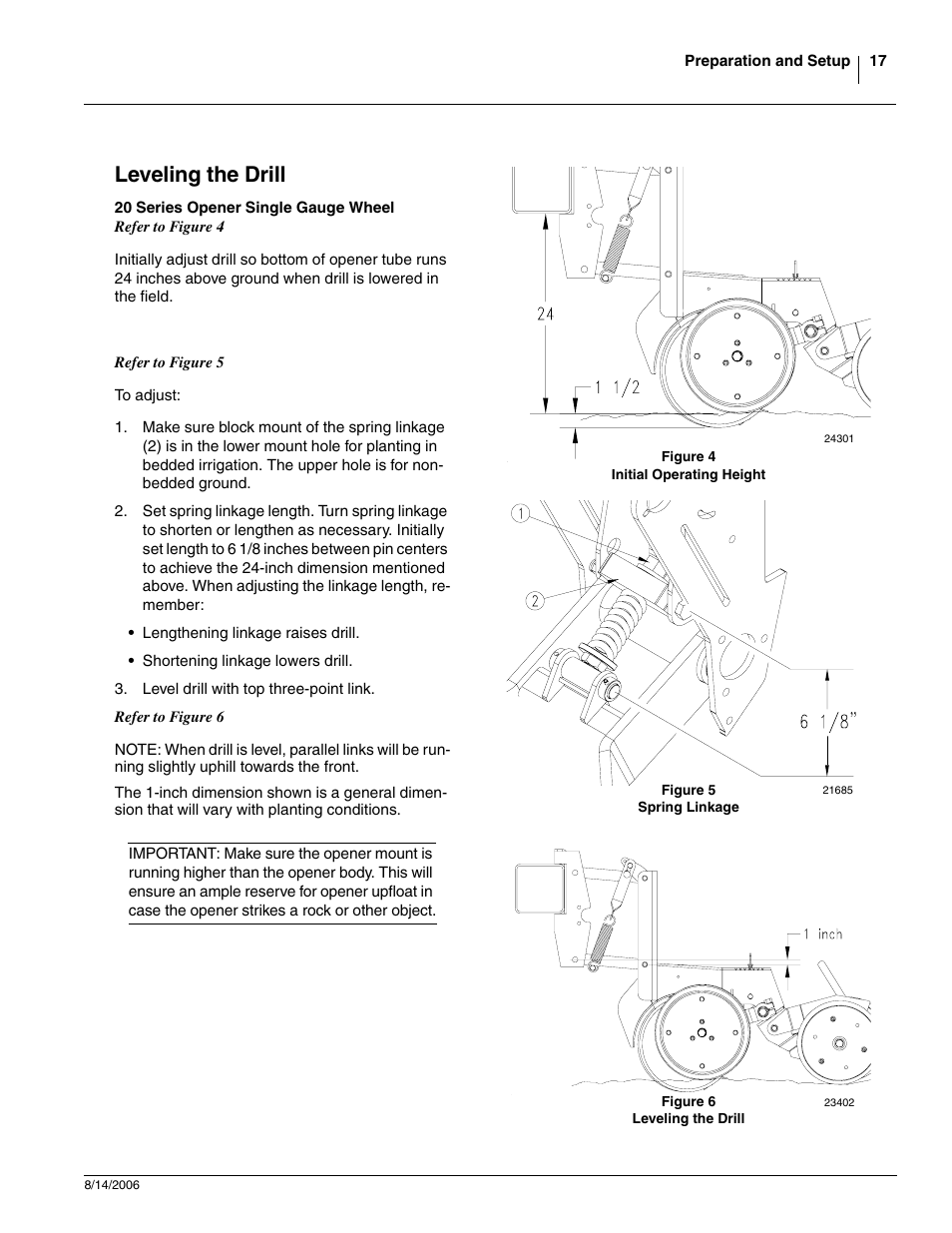 Leveling the drill | Great Plains 2420F Operator Manual User Manual | Page 19 / 64