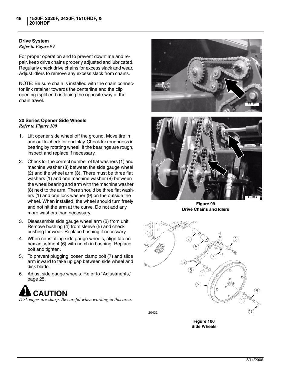 Caution | Great Plains 2420F Operator Manual User Manual | Page 50 / 64