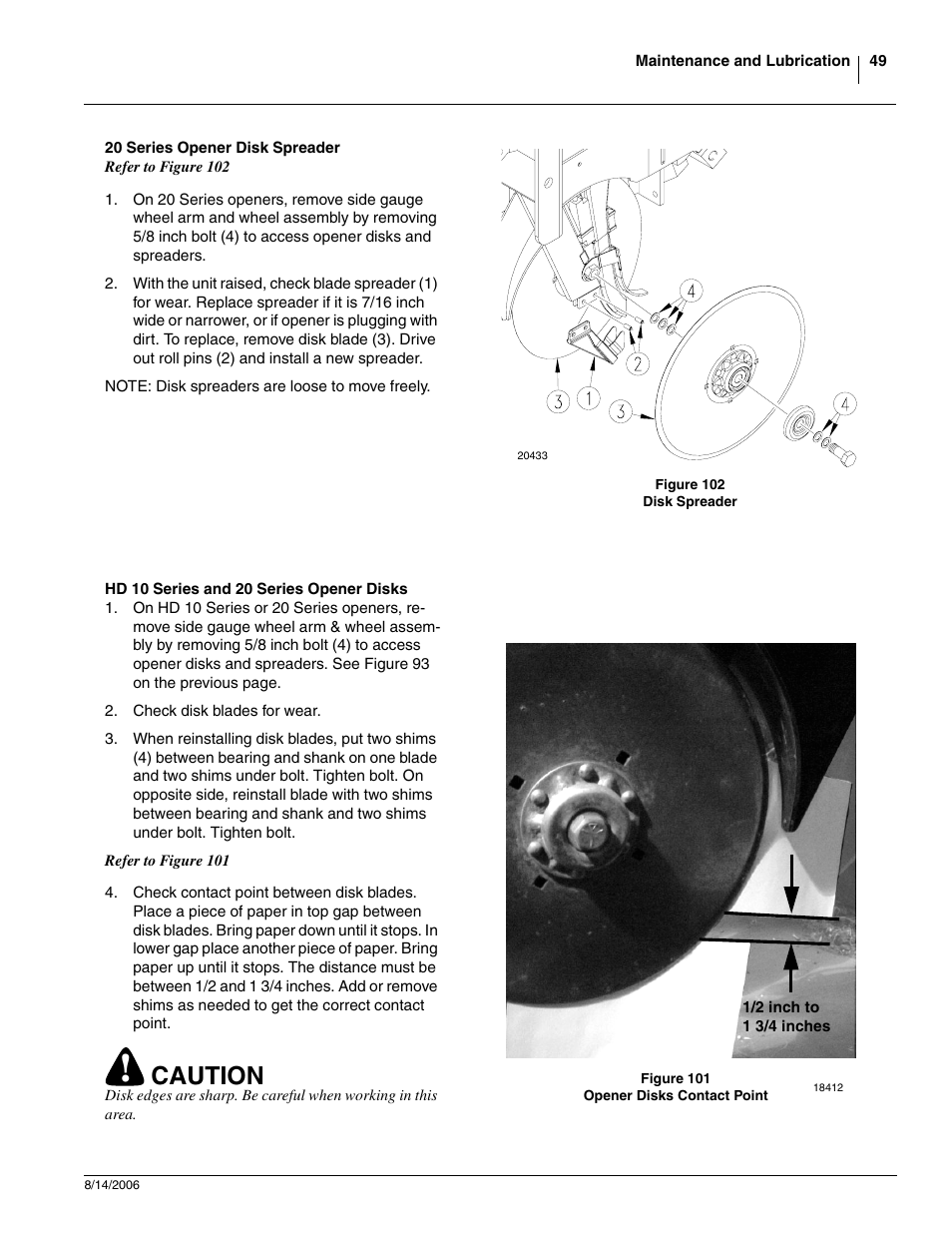 Caution | Great Plains 2420F Operator Manual User Manual | Page 51 / 64