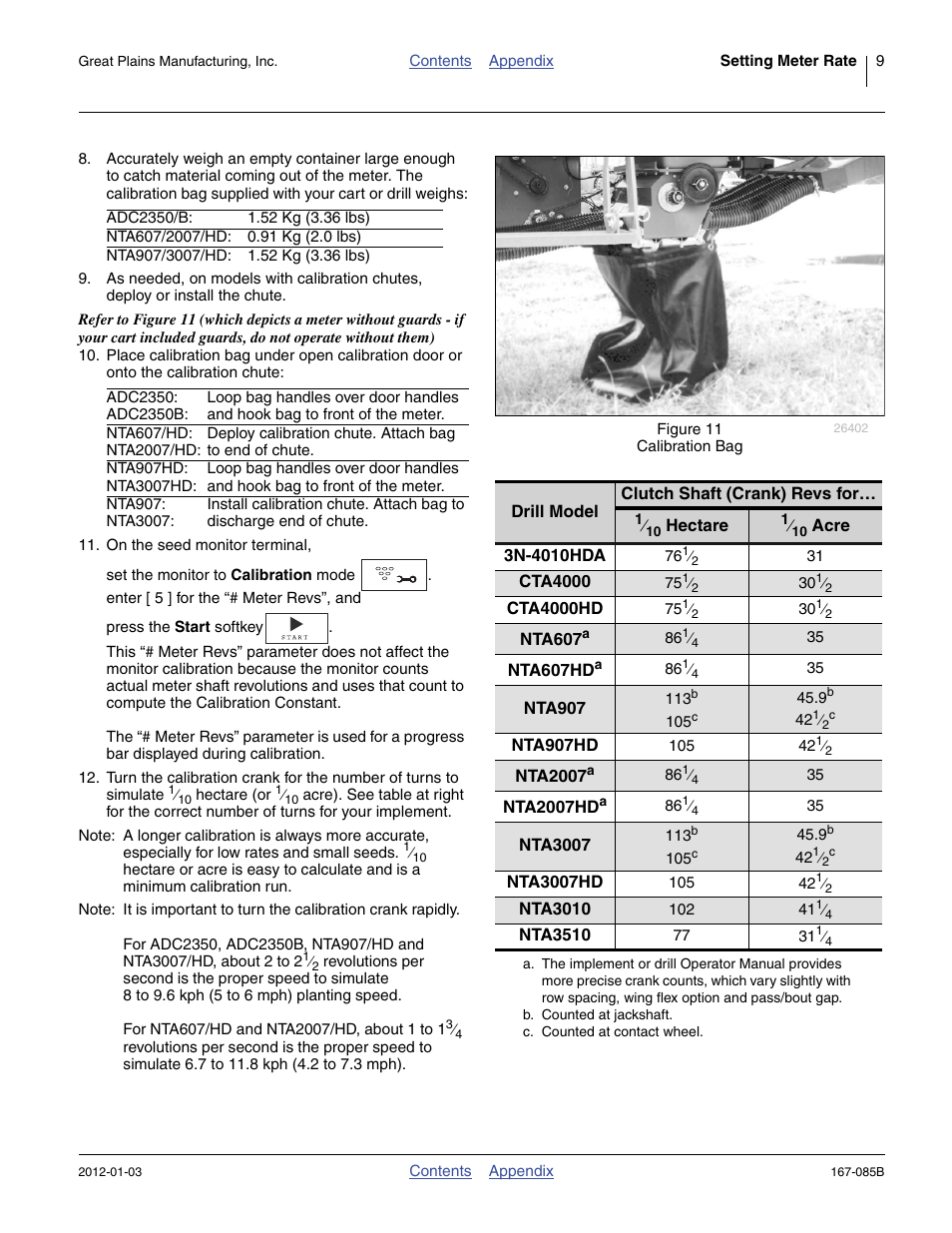 Great Plains NTA2007 Material Rate User Manual | Page 11 / 64