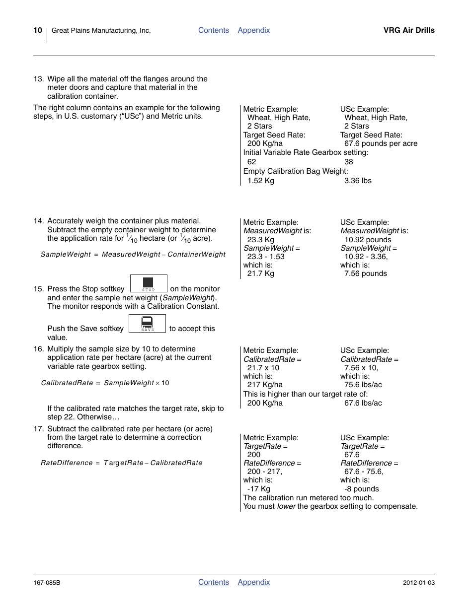 Great Plains NTA2007 Material Rate User Manual | Page 12 / 64
