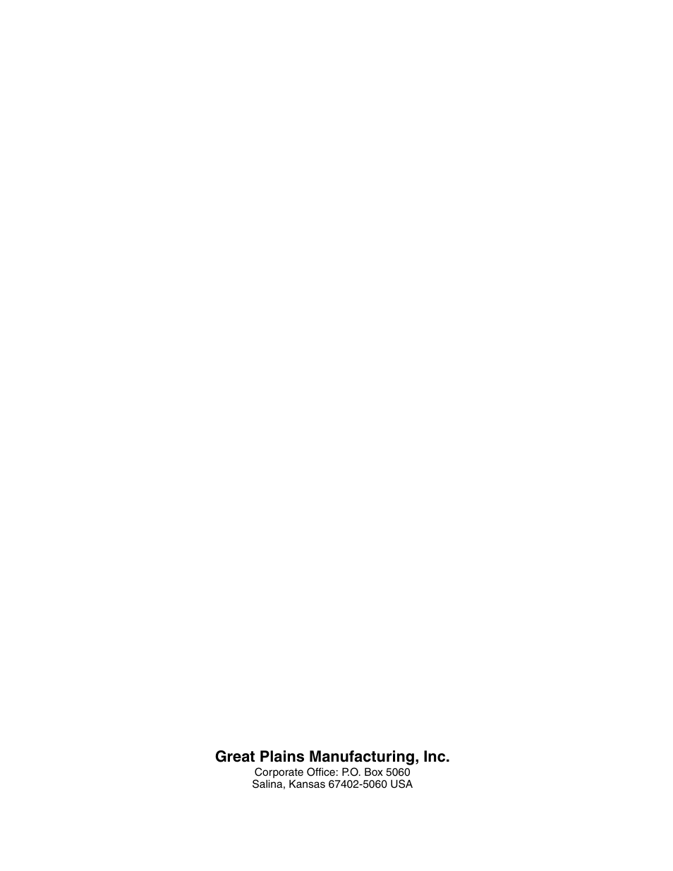 Great plains manufacturing, inc | Great Plains NTA2007 Material Rate User Manual | Page 64 / 64