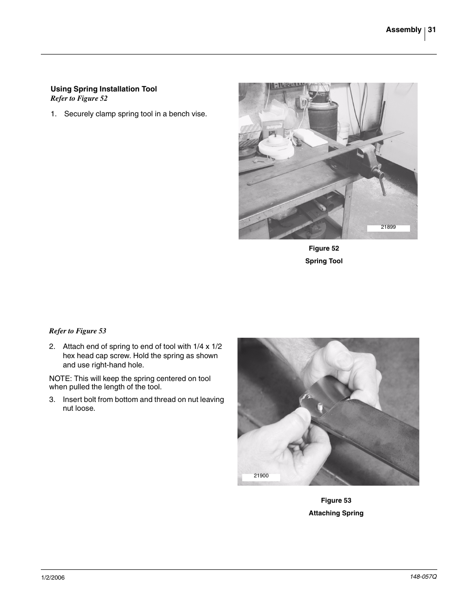 Using spring installation tool | Great Plains V-300F Predelivery Manual User Manual | Page 33 / 40