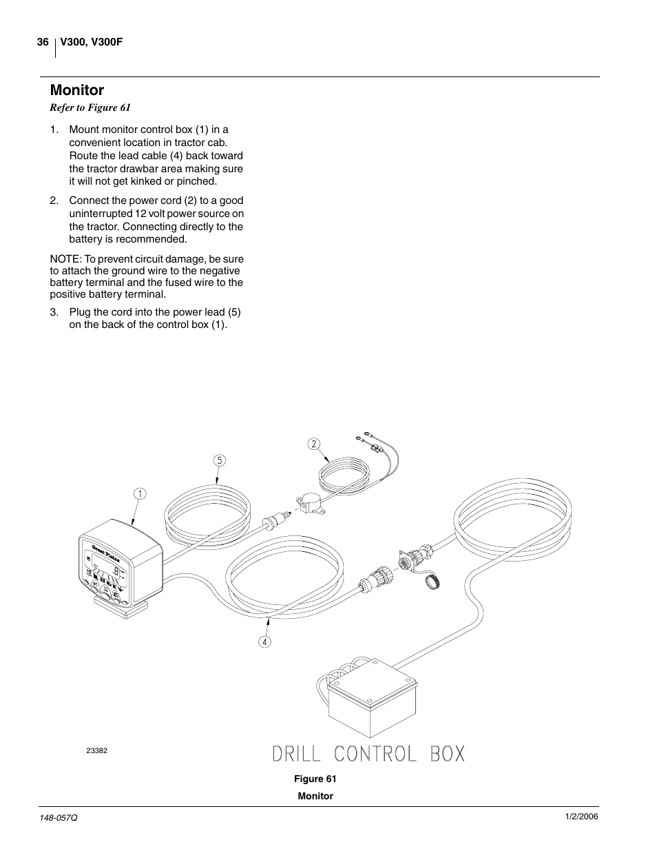 Monitor | Great Plains V-300F Predelivery Manual User Manual | Page 38 / 40