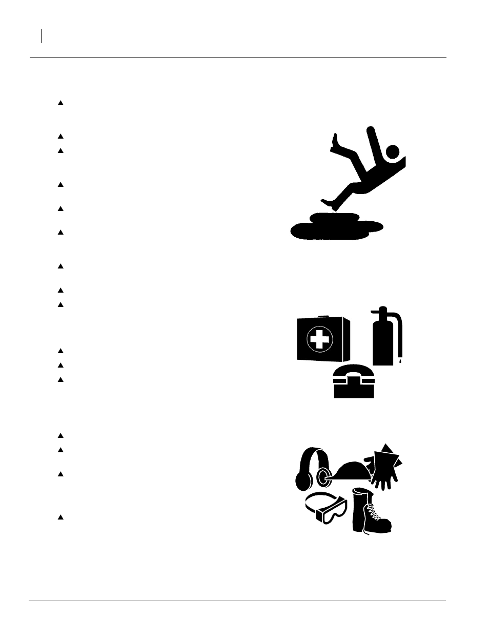 Practice safe maintenance, Prepare for emergencies, Wear protective equipment | Great Plains TSF660 Predelivery Manual User Manual | Page 6 / 18