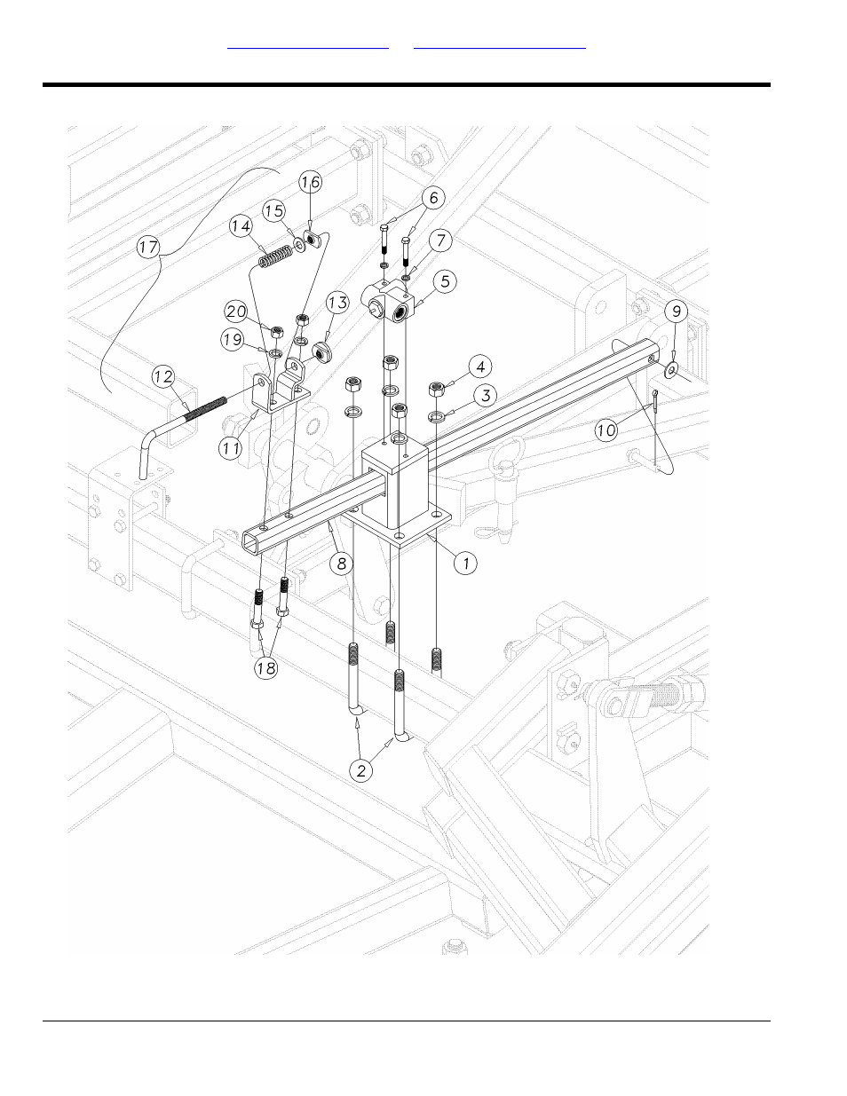 Hydraulic depth control assembly (s/n 1226cc+) | Great Plains 7560 Series VII Field Cultivator-Floating Hitch Parts Manual User Manual | Page 36 / 84