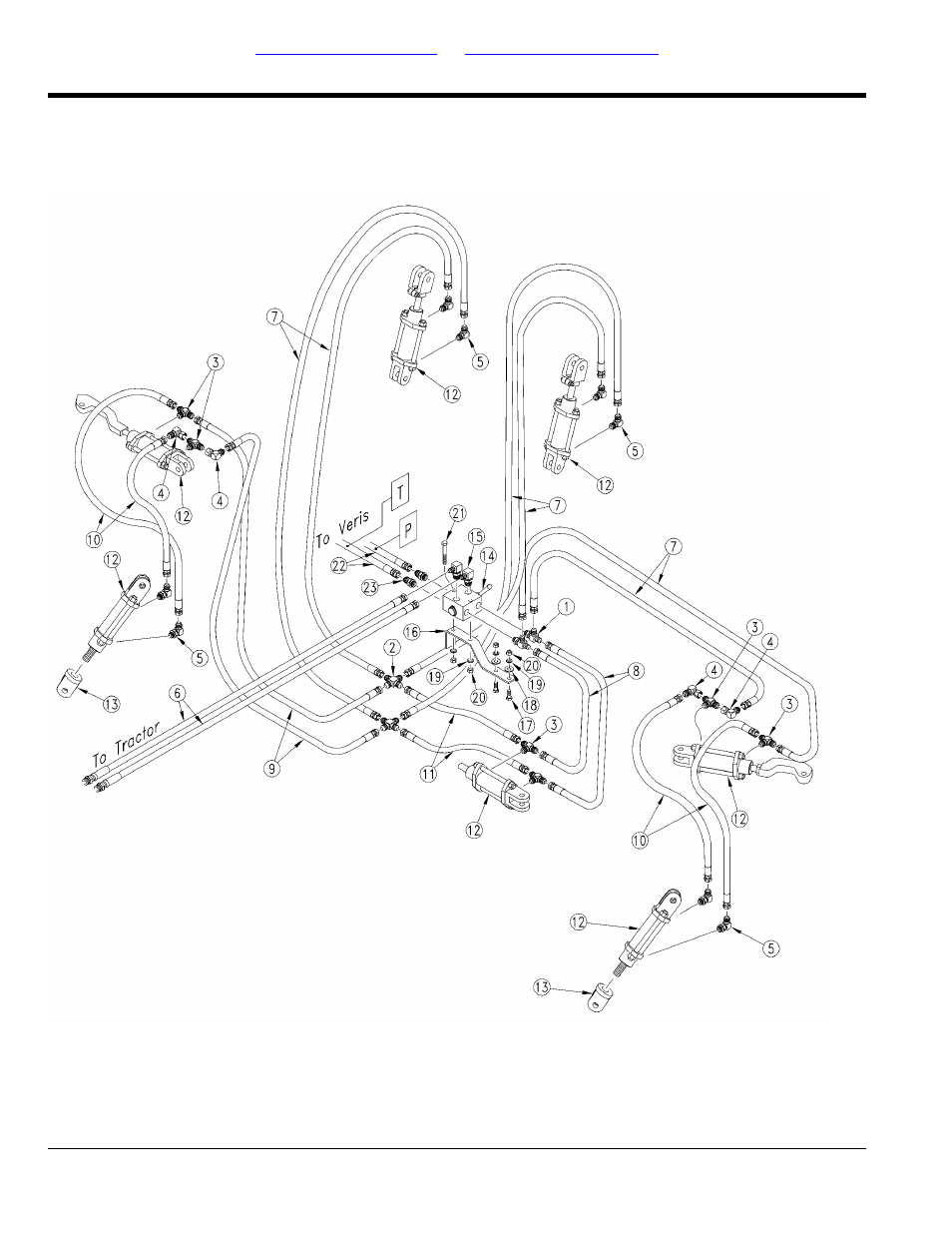 Lock cylinder hydraulics | Great Plains 3N-4020 Parts Manua User Manual | Page 126 / 166