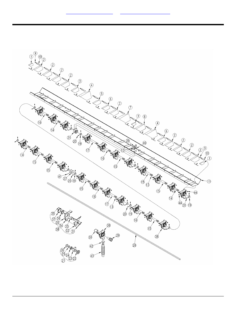 Feeder cup channel (center 7.5") | Great Plains 3N-4020 Parts Manua User Manual | Page 48 / 166