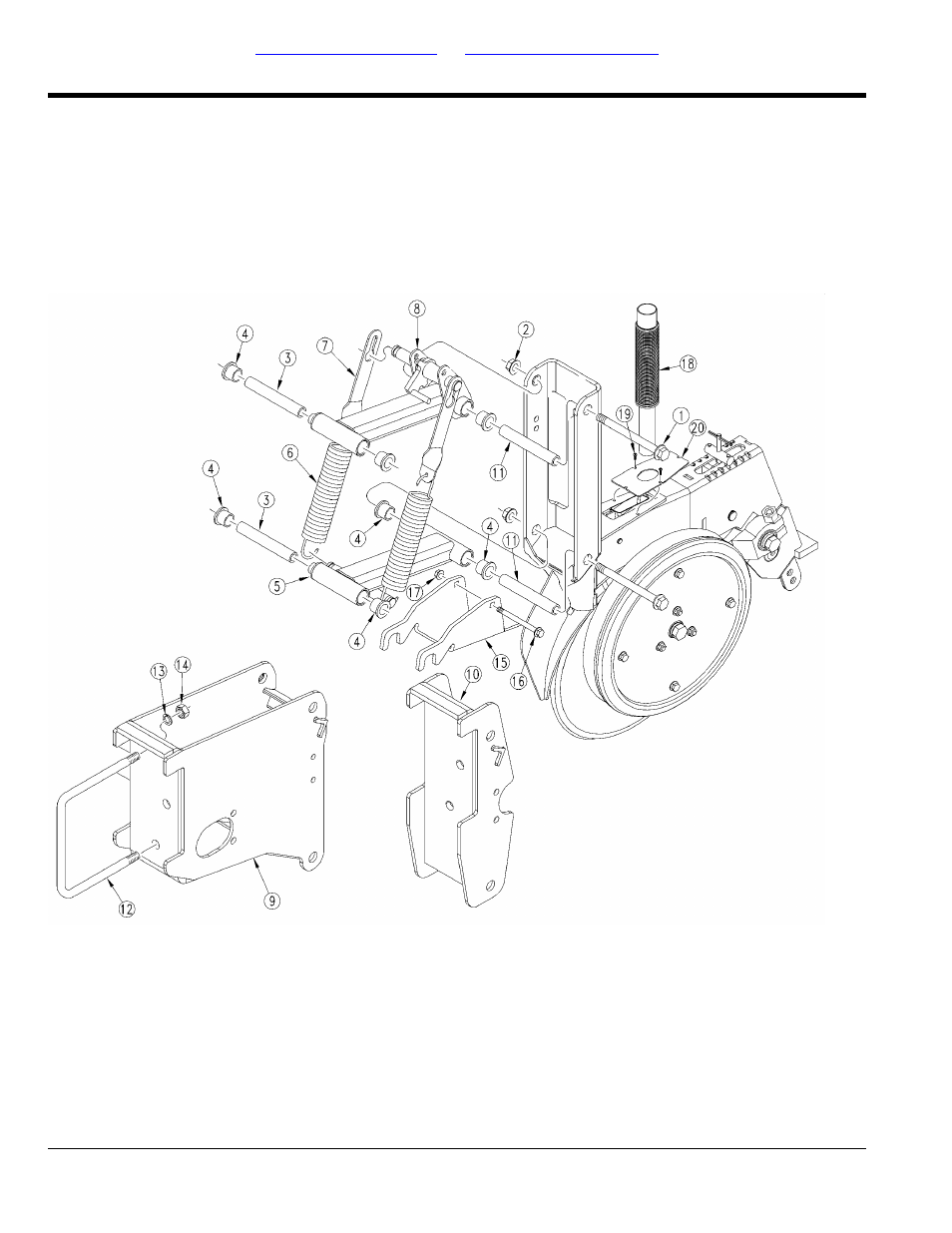 20 series opener arms & mounts | Great Plains 3N-4020 Parts Manua User Manual | Page 74 / 166