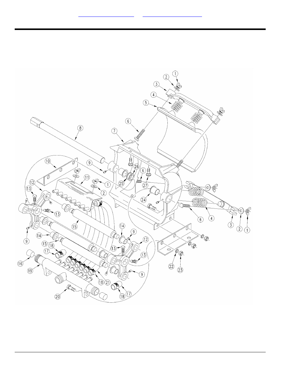 Squeeze pump assembly (407-024s)(s/n aa1061-), Squeeze pump assembly (407-024s)(s/n aa1061-).112 | Great Plains PT1230 Parts Manual User Manual | Page 112 / 146