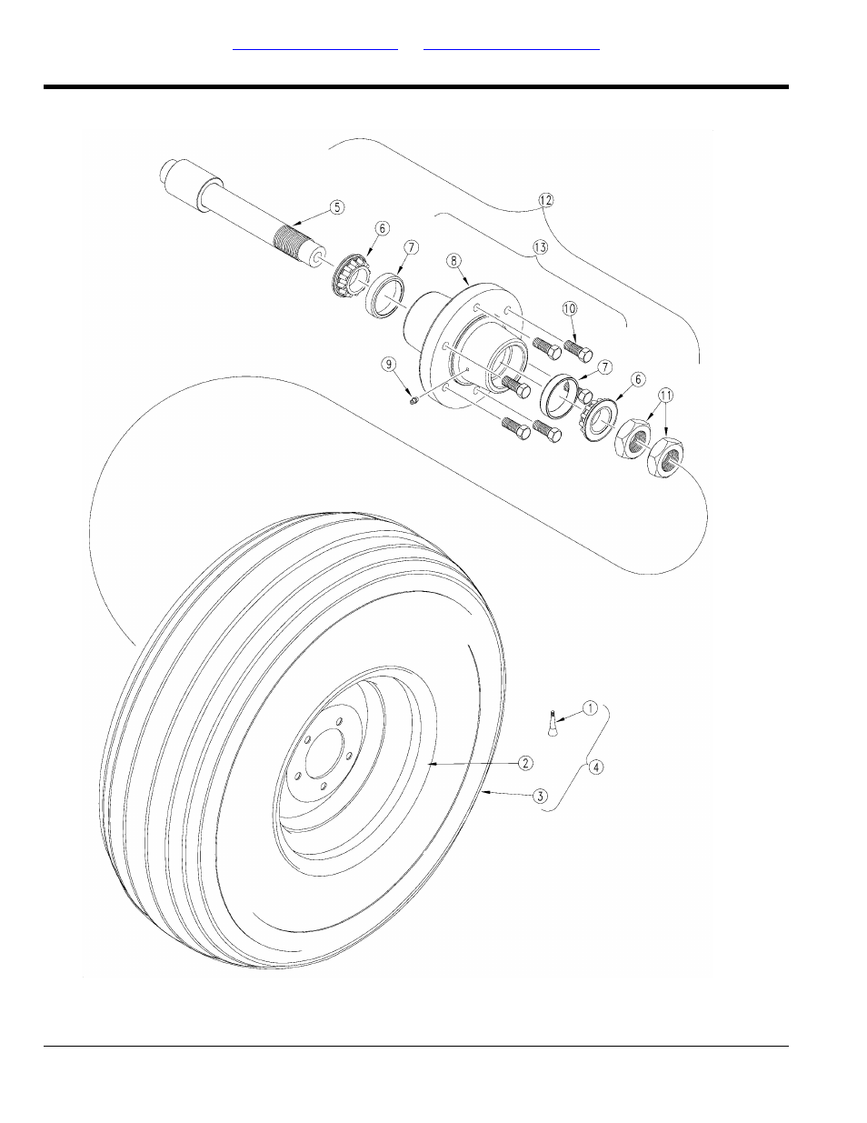 Wheel & hub assembly | Great Plains PT1230 Parts Manual User Manual | Page 28 / 146