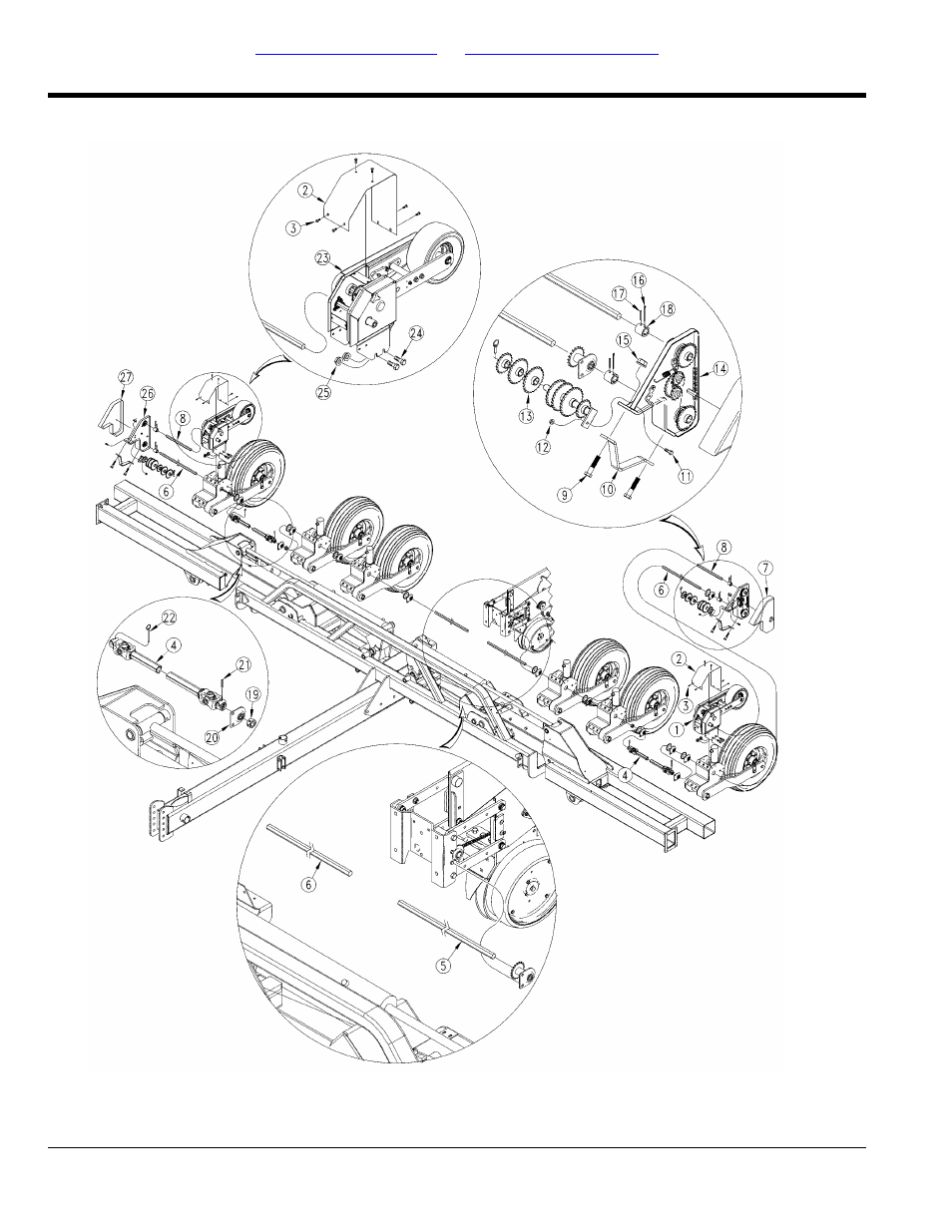 Shaft & drive assembly (s/n aa1061-) | Great Plains PT1230 Parts Manual User Manual | Page 34 / 146