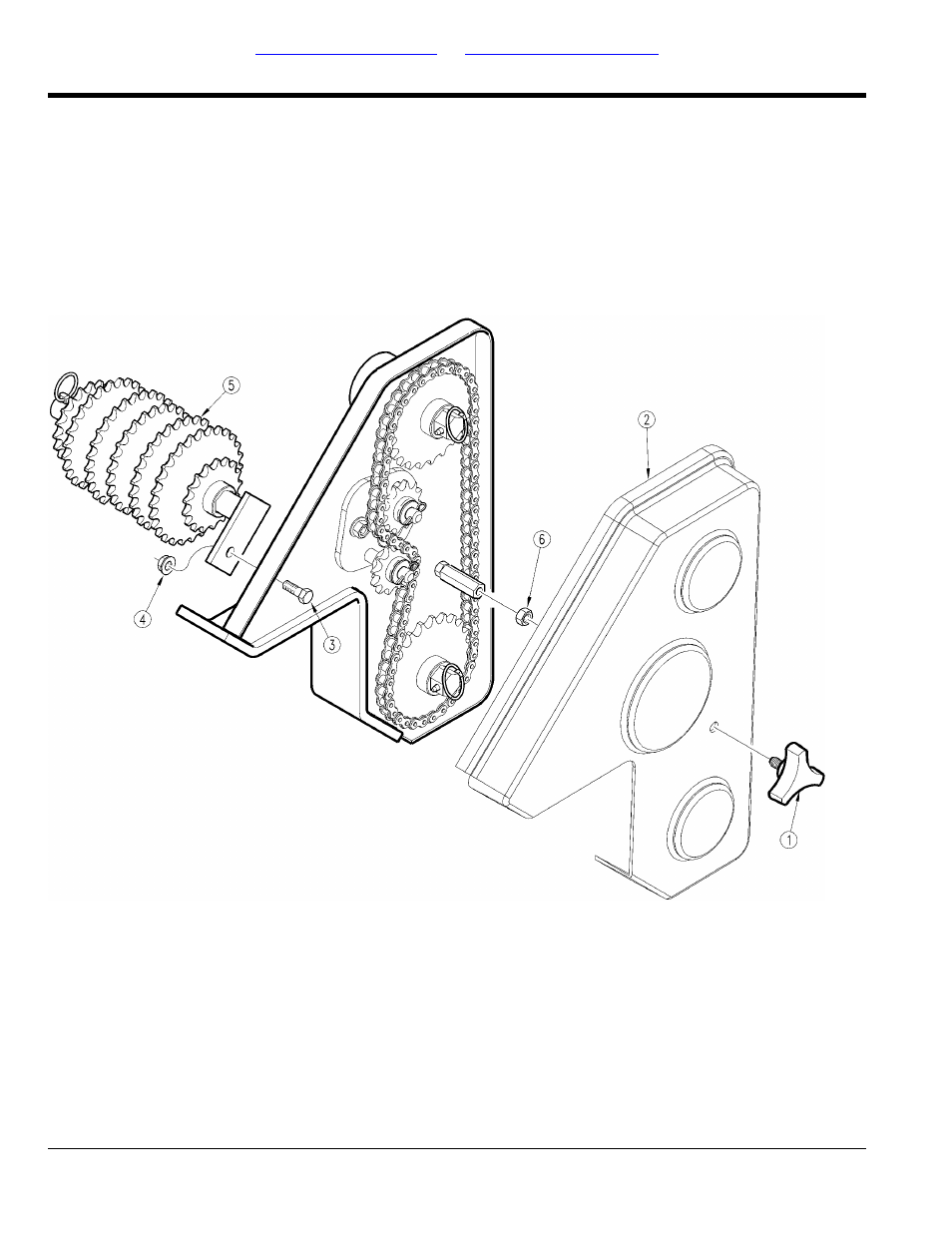 Transmission shield and sprocket storage assembly, Transmission shield and sprocket storage, Assembly | Great Plains PT1230 Parts Manual User Manual | Page 42 / 146