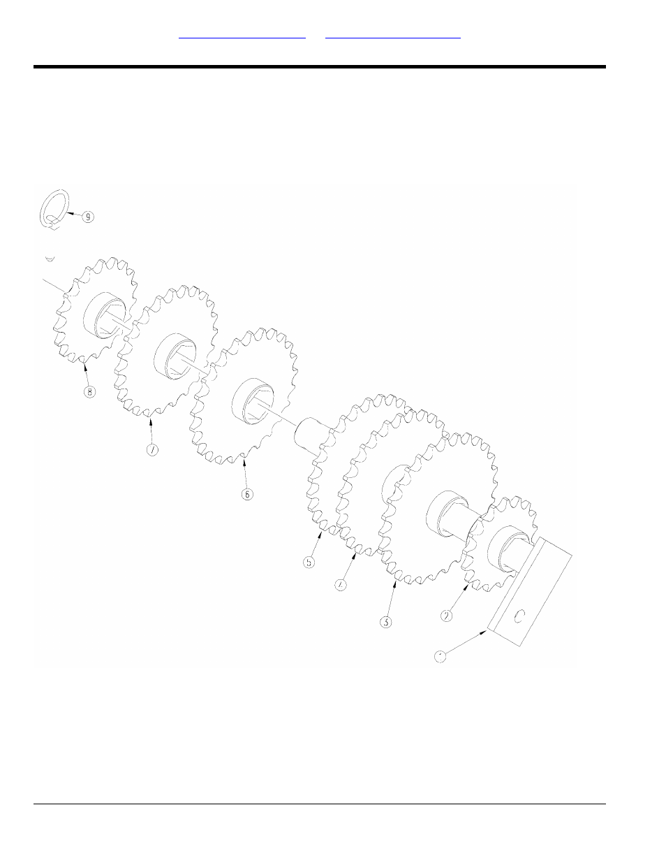 Transmission sprocket storage assembly | Great Plains PT1230 Parts Manual User Manual | Page 44 / 146