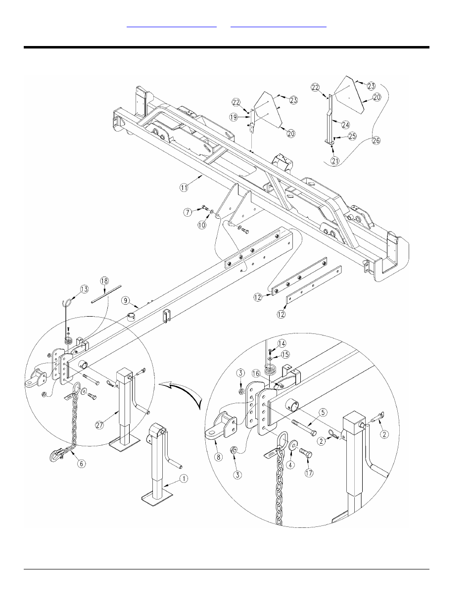 Frames, Tongue & frame assembly, Selected models | Great Plains PT1230 Parts Manual User Manual | Page 6 / 146